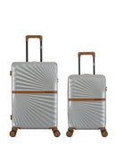 OAKLAND - 2-piece hard-shell suitcase set - Medium suitcase and Cabin XS - AMERICAN TRAVEL