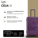 CELIA - 3-piece hard-shell suitcase set - Medium suitcase, Cabin S and Cabin XS - LPB LUGGAGE