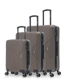 WAGRAM - 3-piece hard-shell suitcase set - Large suitcase, Medium suitcase and Cabin S - BLUESTAR