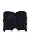 WAVE PARIS - 2-Piece Luggage Set - Cabin S Suitcase and Vanity Case SELENGA
