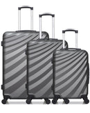 3 Luggage Set Large 75cm Medium 65cm Cabin 55cm Danube