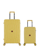 2-Piece Hard-Shell Suitcase Set ODEON - Large and XS Cabin