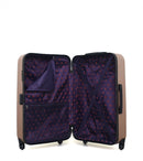 LPB LUGGAGE ELEONOR - 4-piece luggage set in ABS (large suitcase, medium suitcase, cabin S and vanity case)