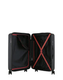 2-Piece Hard-Shell Suitcase Set ODEON - Medium and XS Cabin