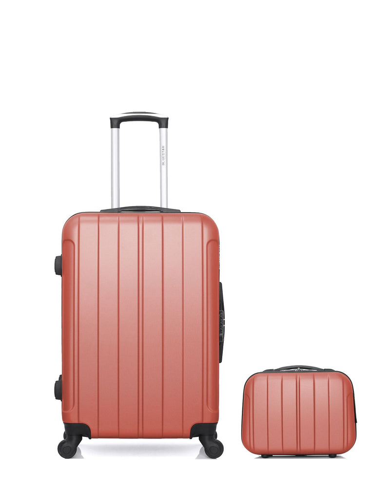 Set of 2 Weekend suitcase and vanity NAPOLI