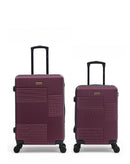 LIVIA - 2-piece hard-shell suitcase set - Medium suitcase and Cabin S - LPB LUGGAGE