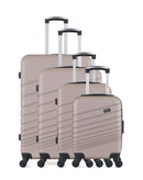 4 Luggage Bundle Large 75cm, Medium 65cm, Cabin 55cm and Underseat 46cm TIGRE-M