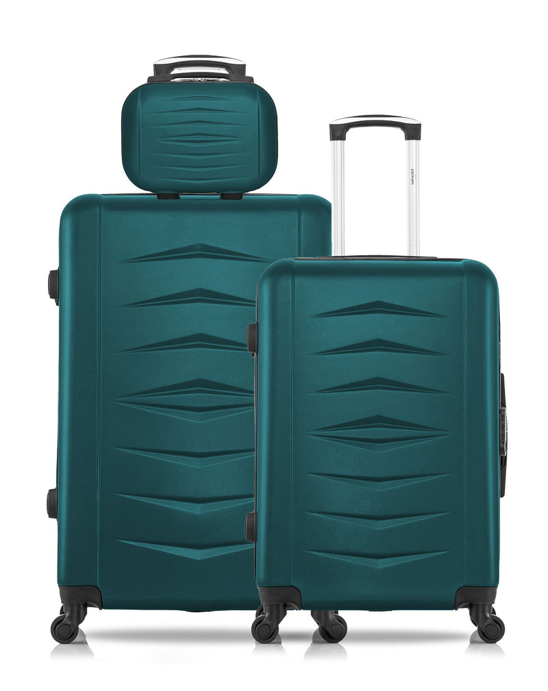 3 Luggages Bundle Large 75cm, Medium 65cm and Vanity Case OVIEDO