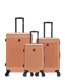 3-Piece Hard-Shell Suitcase Set GSTAAD - Large, Medium and Cabin