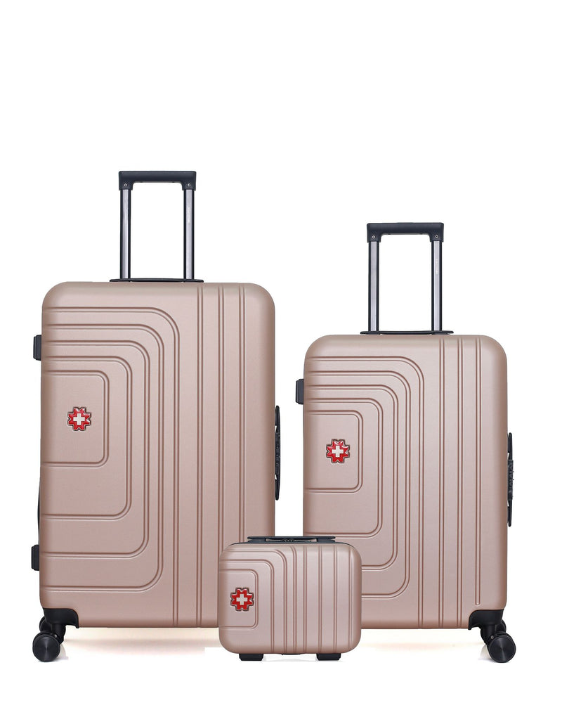 SWISS KOPPER - LOT DE 3 - Valises grand format, weekend et vanity RUTI