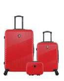 3 Luggages Bundle Large 75cm, Cabin 55cm and Vanity Case PETER