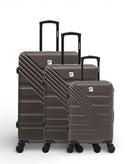 REDWOOD - 3-piece hard-shell suitcase set - Large suitcase, Medium suitcase and Cabin S - AMERICAN TRAVEL