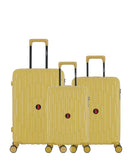 3-Piece Hard-Shell Suitcase Set ODEON - Medium, Cabin and XS Cabin