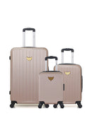 3 Luggage Bundle Large 75cm, Cabin 55cm and Underseat 46cm AGATA