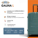 GALINA - Large hard-shell suitcase - OBAGO