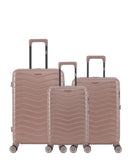 SEATTLE - 3-piece hard-shell suitcase set - Medium suitcase, Cabin S and Cabin XS - AMERICAN TRAVEL