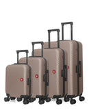 SPIEZ-M - 4-piece hard-shell suitcase set - Large suitcase, Medium suitcase, Cabin S and Cabin XXS - SWISS KOPPER