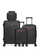 4 Luggage Bundle Medium 65cm, Cabin 55cm, Underseat 46cm and Vanity Case ZURICH
