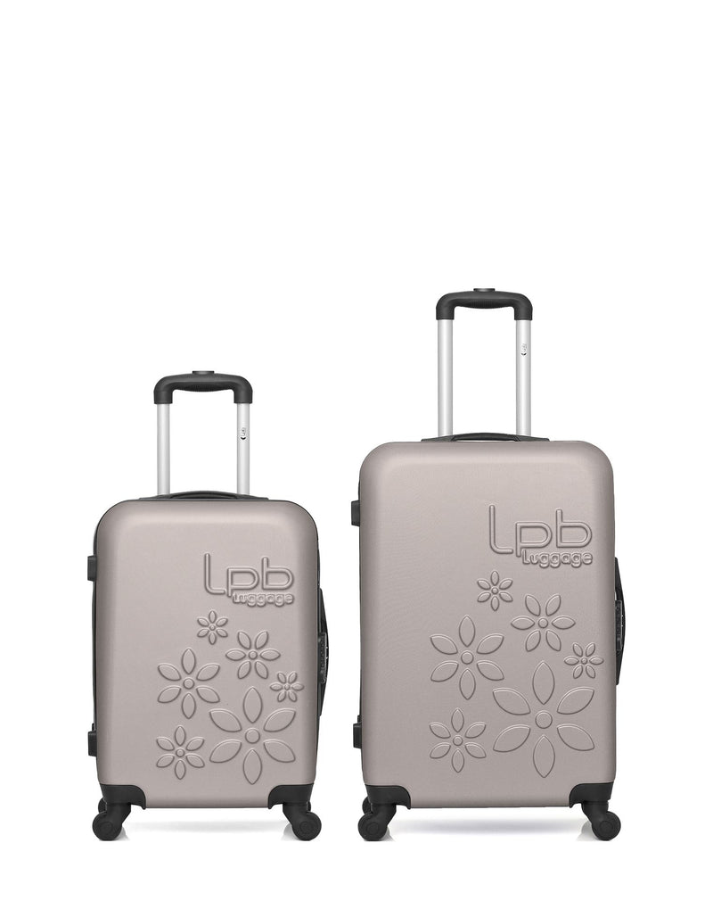 LPB LUGGAGE - 2 Luggage Bundle Medium 65cm and Cabin 55cm ELEONOR