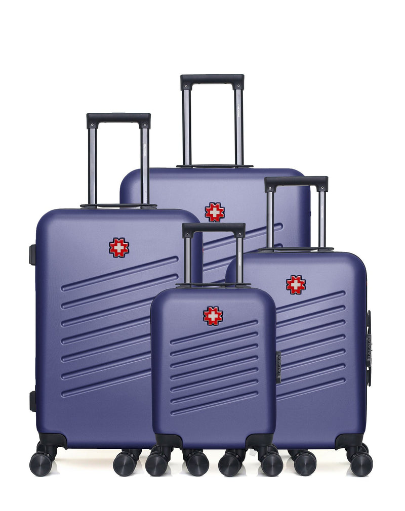 4 Luggage Bundle Large 75cm, Medium 65cm, Cabin 55cm and Underseat 46cm ZURICH