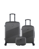 3 Luggages Bundle Medium 65cm, Cabin 55cm and Vanity Case PETER