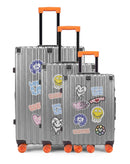 LUGERS - 3-piece hard-shell suitcase set - Large suitcase, Medium suitcase and Cabin S - ELEVENPARIS