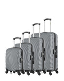 4 Luggage Bundle Large 75cm, Medium 65cm, Cabin 55cm and Underseat 46cm LAGOS-M