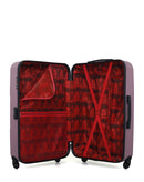 Set of 2 large suitcases and MIAMI weekend suitcase