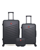 3 Luggage Bundle Large 75cm, Medium 65cm and Vanity Case ZURICH
