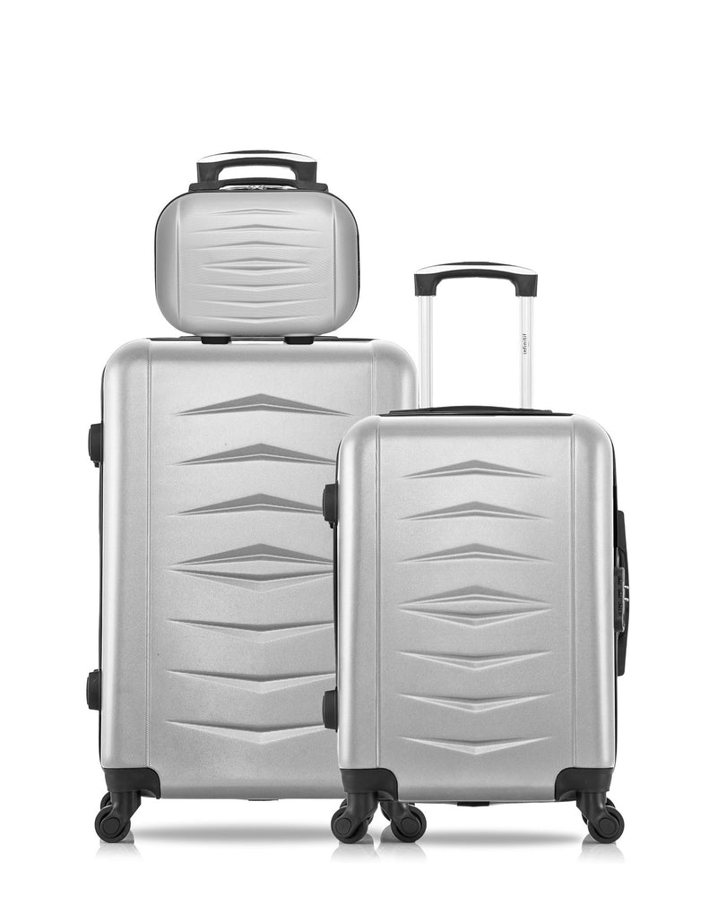 3 Luggages Bundle Medium 65cm, Cabin 55cm and Vanity Case OVIEDO