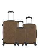 3 Luggage Bundle Medium 65cm Cabin 55cm Underseat 46 cm Nais - LPB