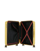 2-Piece Hard-Shell Suitcase Set ODEON - Medium and XS Cabin