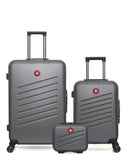 3 Luggage Bundle Large 75cm, Cabin 55cm and Vanity Case ZURICH