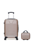 WAVE PARIS - 2-Piece Luggage Set - Cabin S Suitcase and Vanity Case SELENGA