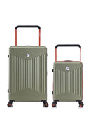 NORTH BEACH - 2-piece hard-shell suitcase set - Large suitcase and Cabin S - AMERICAN TRAVEL