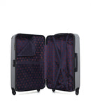 LPB LUGGAGE HAMBOURG - 4-piece luggage set in ABS (large suitcase, medium suitcase, cabin S and vanity case)