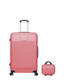 WAVE PARIS - 2-Piece Luggage Set - Large Suitcase and Vanity Case SELENGA