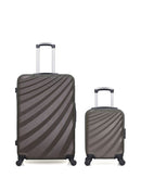 2 Luggage Bundle Large 75cm and Underseat 46cm DANUBE