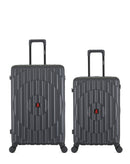 2-Piece Hard-Shell Suitcase Set ODEON - Large and Medium