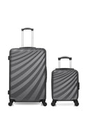 2 Luggage Bundle Large 75cm and Underseat 46cm DANUBE