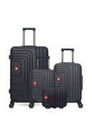 SWISS KOPPER - LOT DE 4 - Valises grand format, cabine, cabine XXS et vanity RUTI