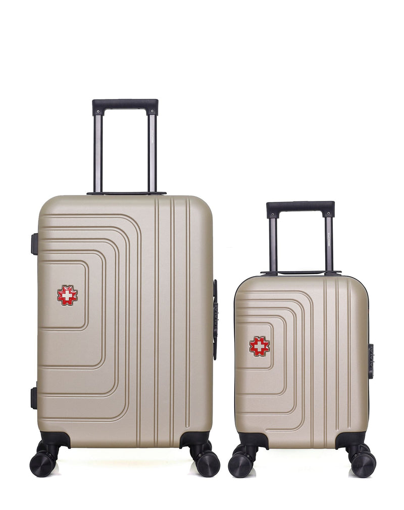 SWISS KOPPER - LOT DE 2 - Valises weekend et cabine XXS RUTI
