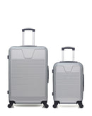WAVE PARIS - 2-Piece Suitcase Set - Large Suitcase and Cabin S SELENGA
