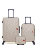 3 Luggage Bundle Large 75cm, Cabin 55cm and Vanity Case SPIEZ