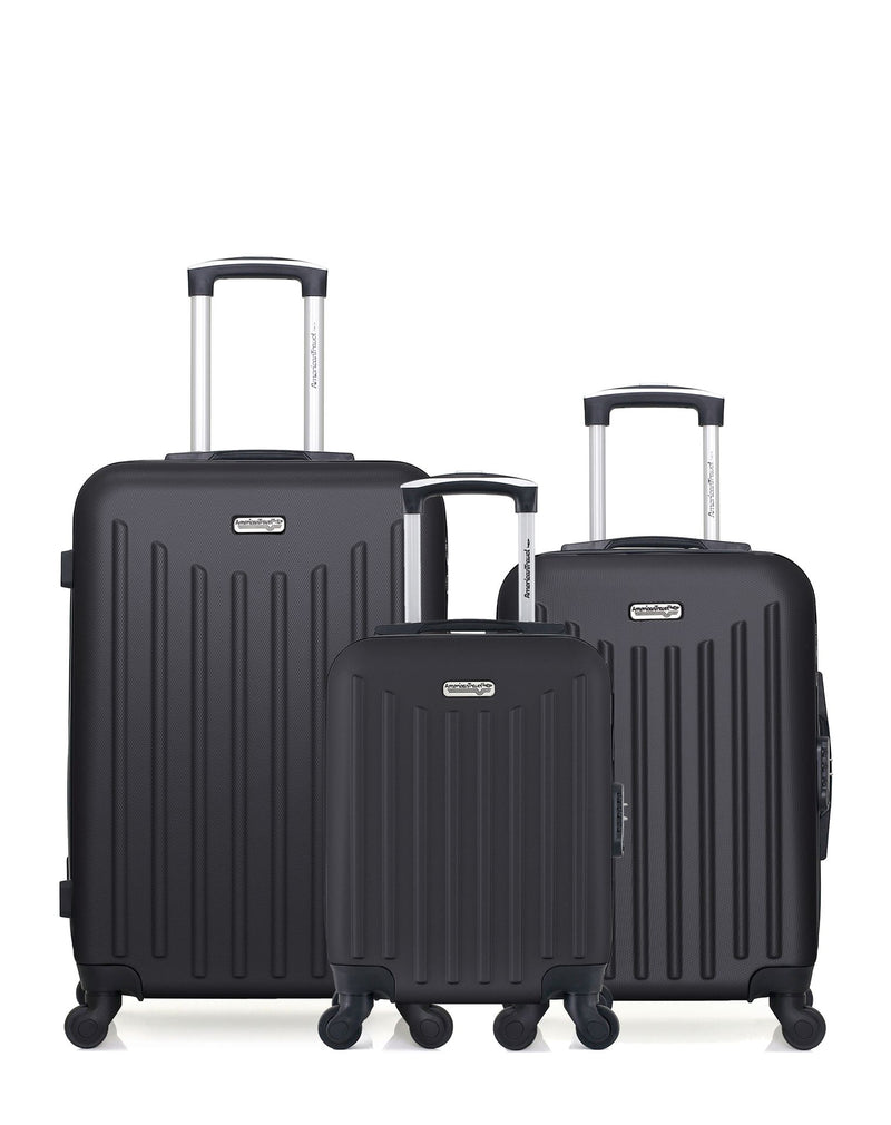 3 Luggage Bundle Medium 65cm, Cabin 55cm and Underseat 46cm BROOKLYN