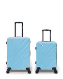 YELLOWSTONE - 2-piece hard-shell suitcase set - Medium suitcase and Cabin S - AMERICAN TRAVEL