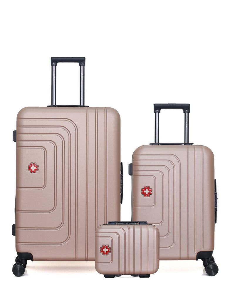 SWISS KOPPER - LOT DE 3 - Valises grand format, cabine et vanity RUTI