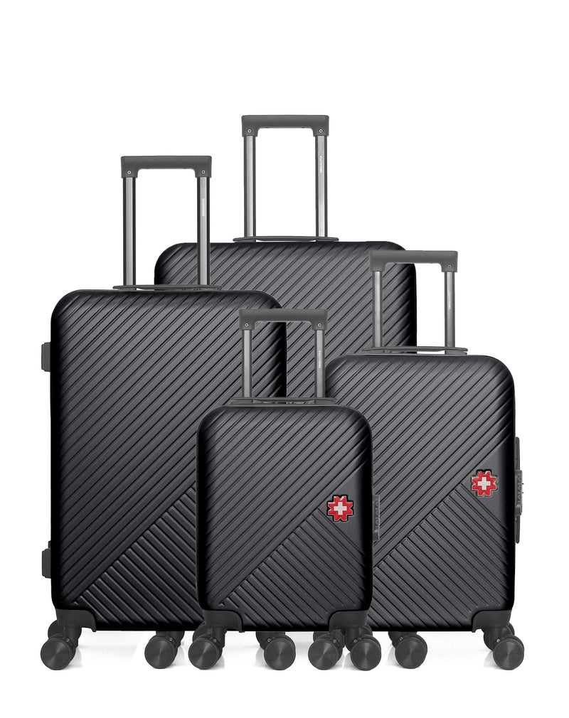 4 Luggage Bundle Large 75cm, Medium 65cm, Cabin 55cm and Underseat 46cm SPIEZ