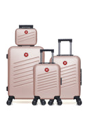 4 Luggage Bundle Medium 65cm, Cabin 55cm, Underseat 46cm and Vanity Case ZURICH