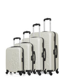 ELEONOR-M - 4-piece hard-shell suitcase set - Large suitcase, Medium suitcase, Cabin S and Cabin XXS - LPB LUGGAGE